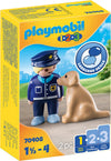 Playmobil Police Officer With Dog 70408 1.2.3 For Young Kids