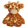 Aurora® Giraffe Stuffed Animal - Brown 9" Soft Polyester Comforting Companion - Model 03601