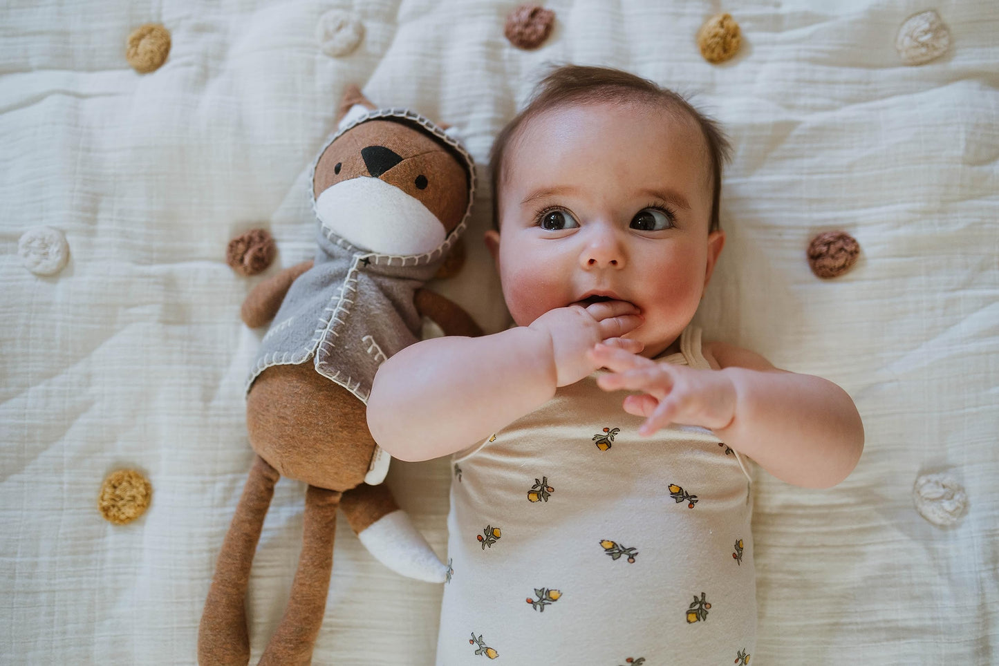 Crane Baby Toys For Boys And Girls, Comforting Plush Stuffed Animal, Frankie The Fox