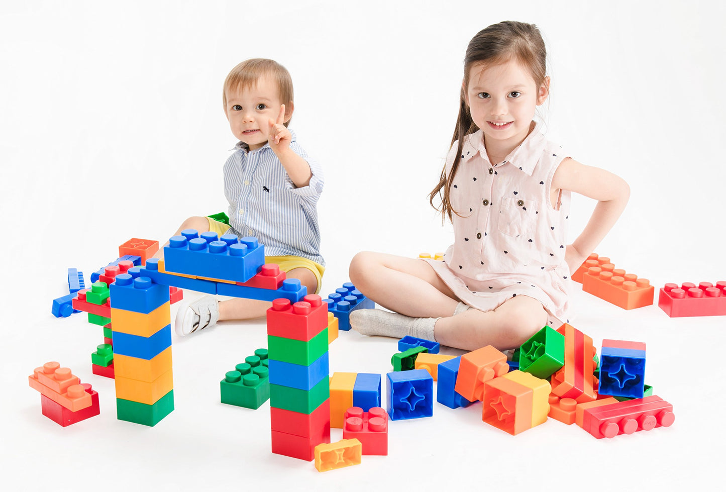 Uniplay Mix Soft Building Blocks - 36-Piece Set For Infant Early Learning, Cognitive Development, And Toddler Creative Play - Ages 3 Months+