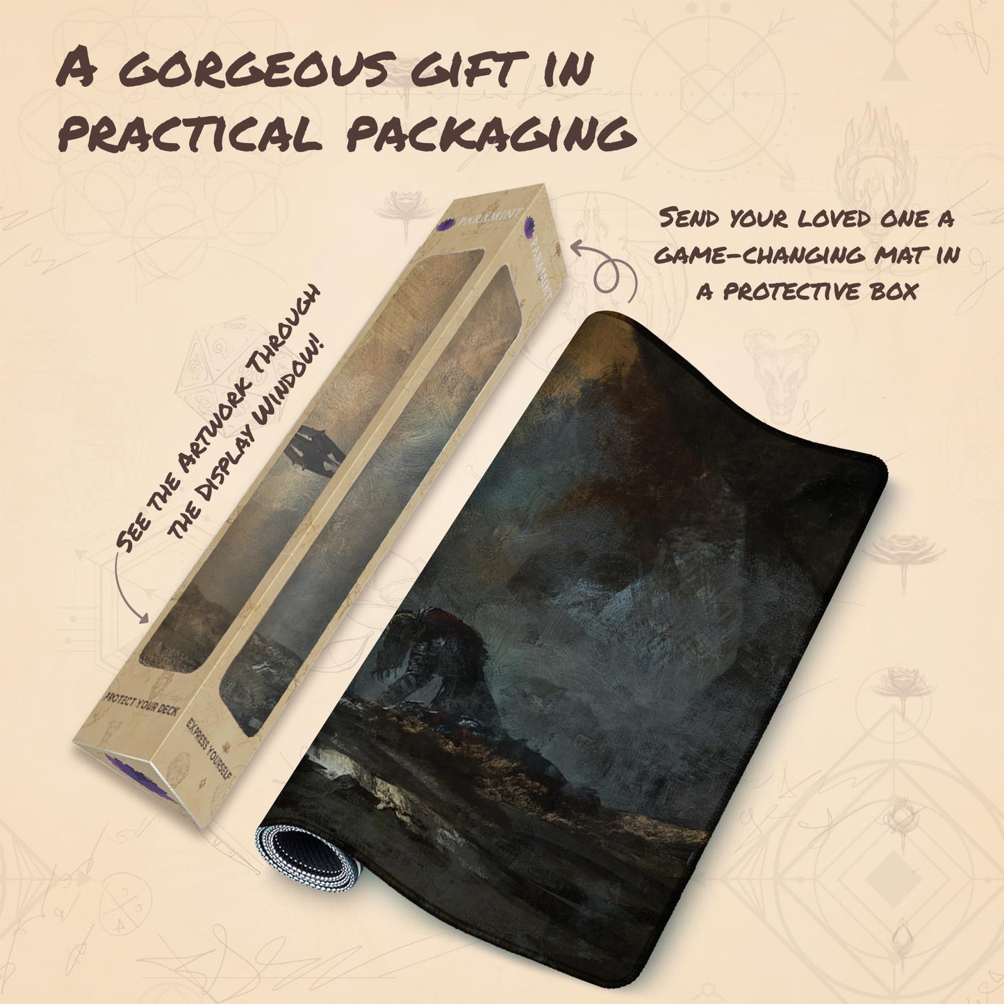 Paramint The Fate Of Isildur (Stitched) - Mtg Playmat By Anato Finnstark - Compatible With Magic The Gathering Playmat - Origina