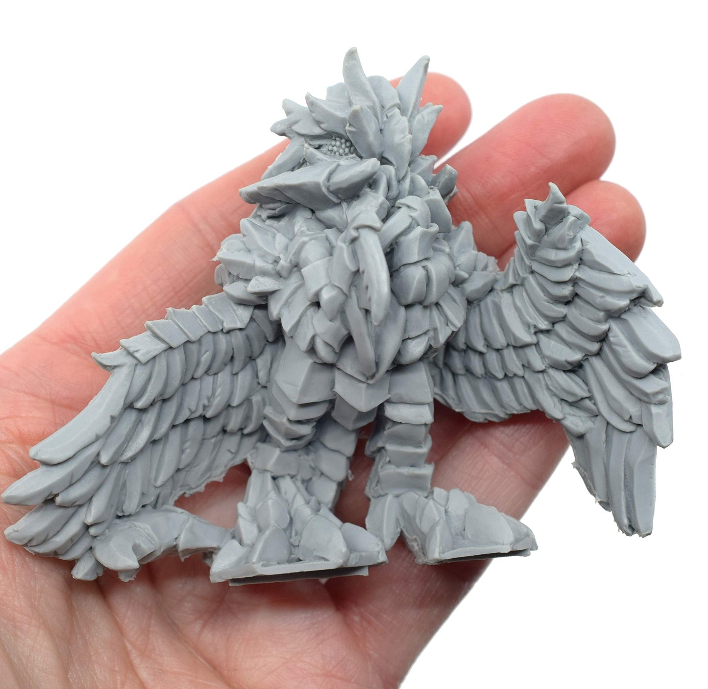 Stonehaven Miniatures Dire Owl Miniature Figure, 100% Urethane Resin - 66Mm Tall - (For 28Mm Scale Table Top War Games) - Made In Usa