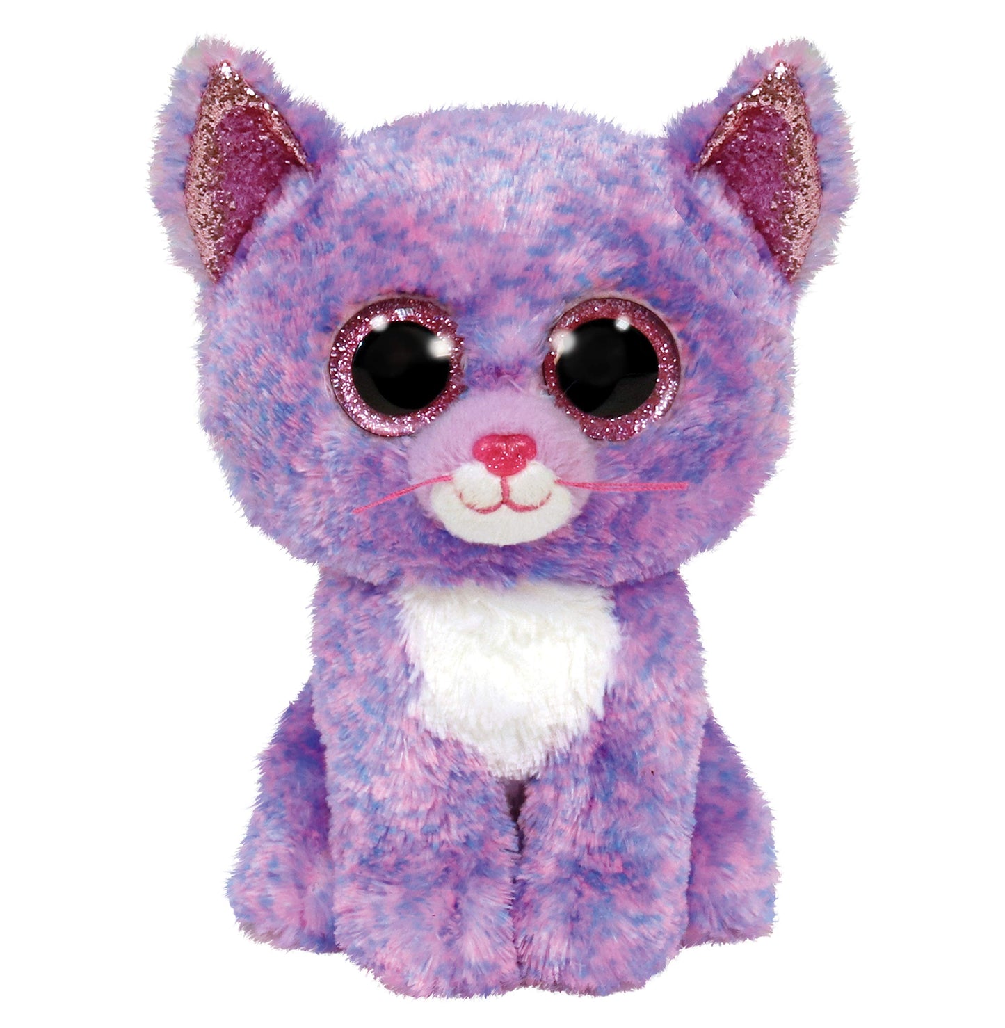 Ty 2007521 Cassidy Cat Beanie Boo Stuffed Animal, Multicoloured, 15 Cm