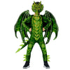 Morph Green Dragon Costume for Kids, Dragon Wing Costumes for Boys, Halloween Costumes Kids, Boys Halloween Costume, Large