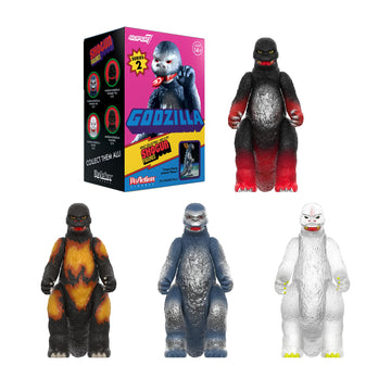Super7 Toho Blind Box Wave 04 (Shogun V2) - Blind Box Flat Action Figure - Set Of 12 Action Figures