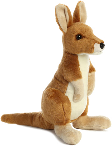 Aurora Adorable Flopsie Kangaroo Stuffed Animal - Playful Ease - Timeless Companions - Brown 12 Inches