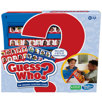 Hasbro Gaming Guess Who? Original,Easy To Load Frame,Double-Sided Character Sheet,2 Player Board Games For Kids,Guessing Games For Families,Ages 6 And Up