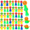 48Pcs Jumping Spring Rockets Launchers Toys-Fidget Emoticon Popper Toy Bouncy for Kids Toddlers Party Favors,Birthday Return Gif