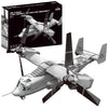 Apostrophe Games V-22 Osprey Tiltrotor Aircraft Building Block Set - 460 Pieces