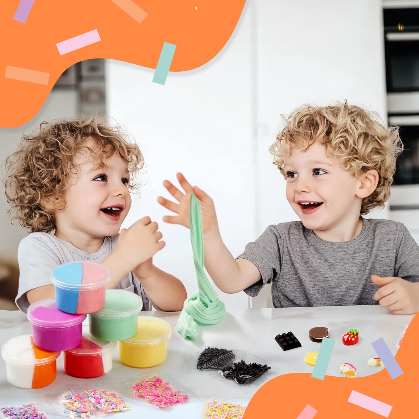 Joyin 6 Pack Butter Slime - Soft, Non-Sticky, Mess-Free, Stress Relief Slime Toys For Kids Classroom Reward, Boys And Girls Birt