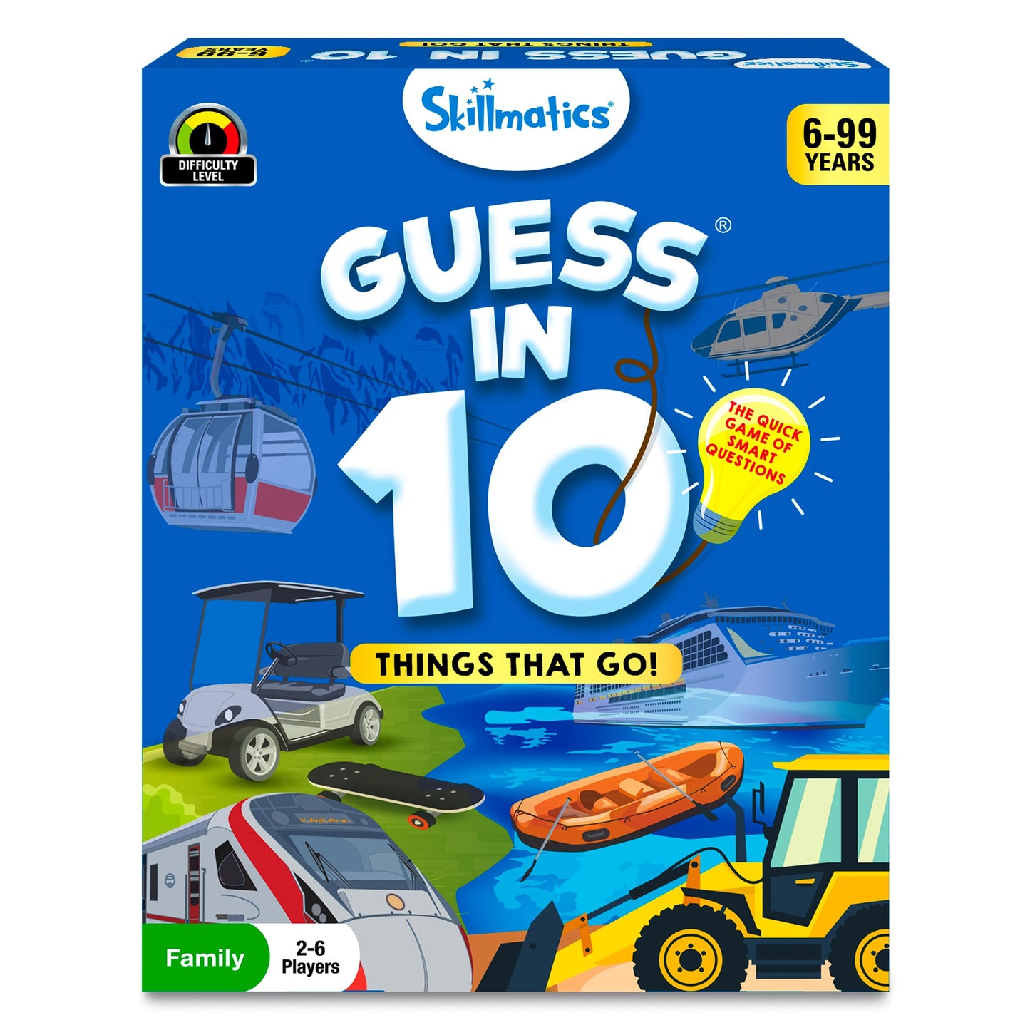 Skillmatics Guess In 10 Things That Go, Perfect For Boys, Girls, Kids Who Love Card Games, Educational Toys & Board Games, Gifts For Ages 6, 7, 8, 9