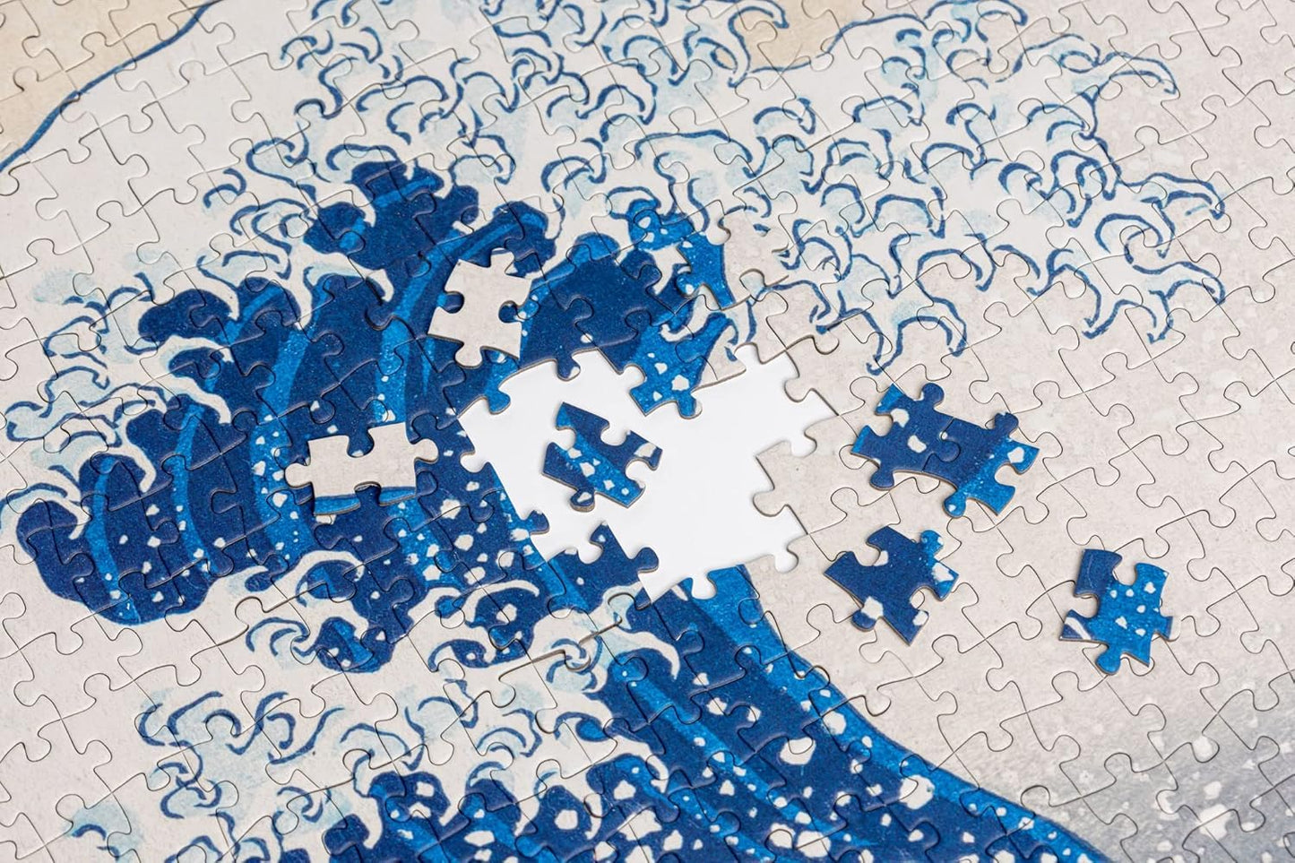 Yogeon Hokusai - The Great Wave Of Kanagawa Unique 1000 Pieces Puzzles For Adults Artwork Jigsaw Puzzle Family Game (Great Wave