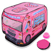 Playbees Musical Ice Cream Truck Pop Up Play Tent With 3 Openings - Tent For Toddlers - Indoor & Outdoor - Pop Up Tents For Kids