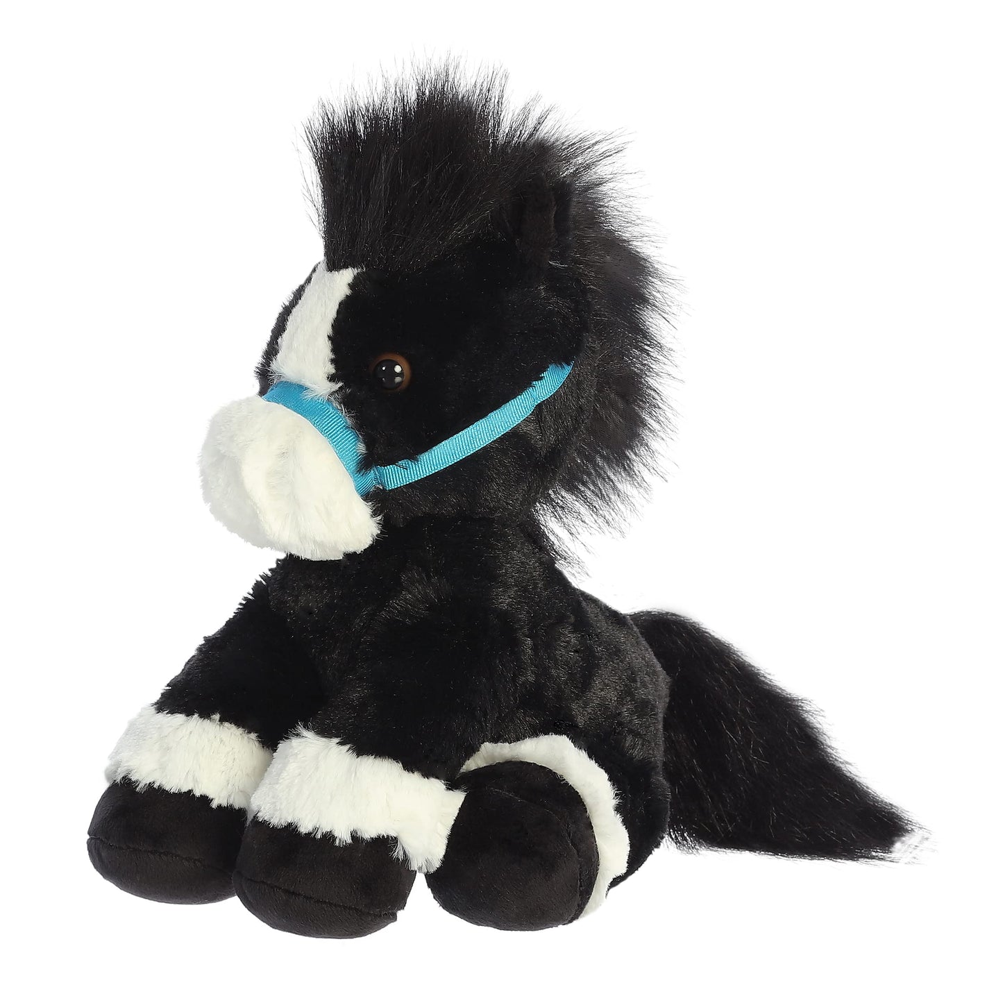Aurora® Exquisite Breyer® Bridle Buddies Horse Stuffed Animal - Realistic Detailing - Imaginative Play - Black 11 Inches