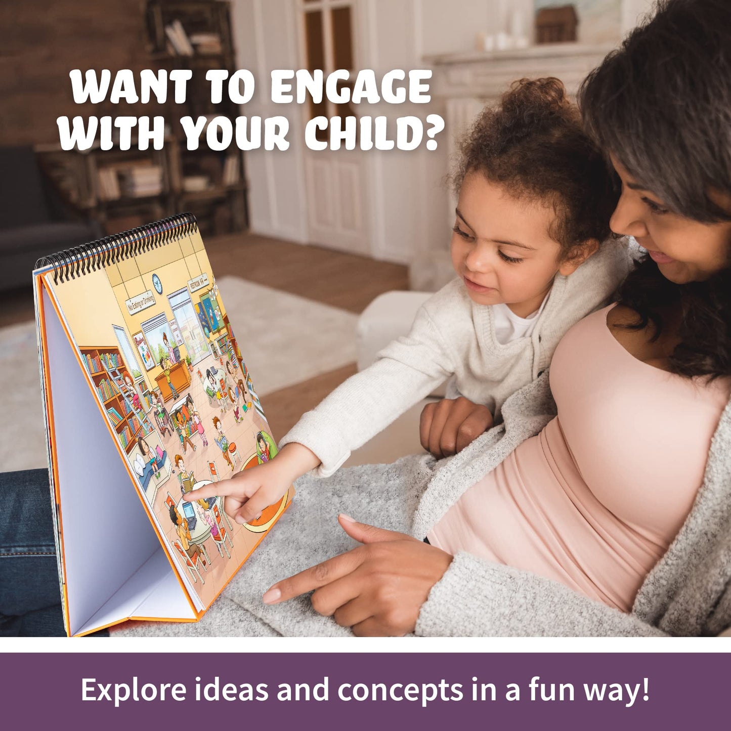 Picture Book And Emotion Cards, Picture Cards, Sel Story Cards, Homeschooling, Autism Activities, Educational Busy Book For Preschool Activities (Wh Question Flipbook)