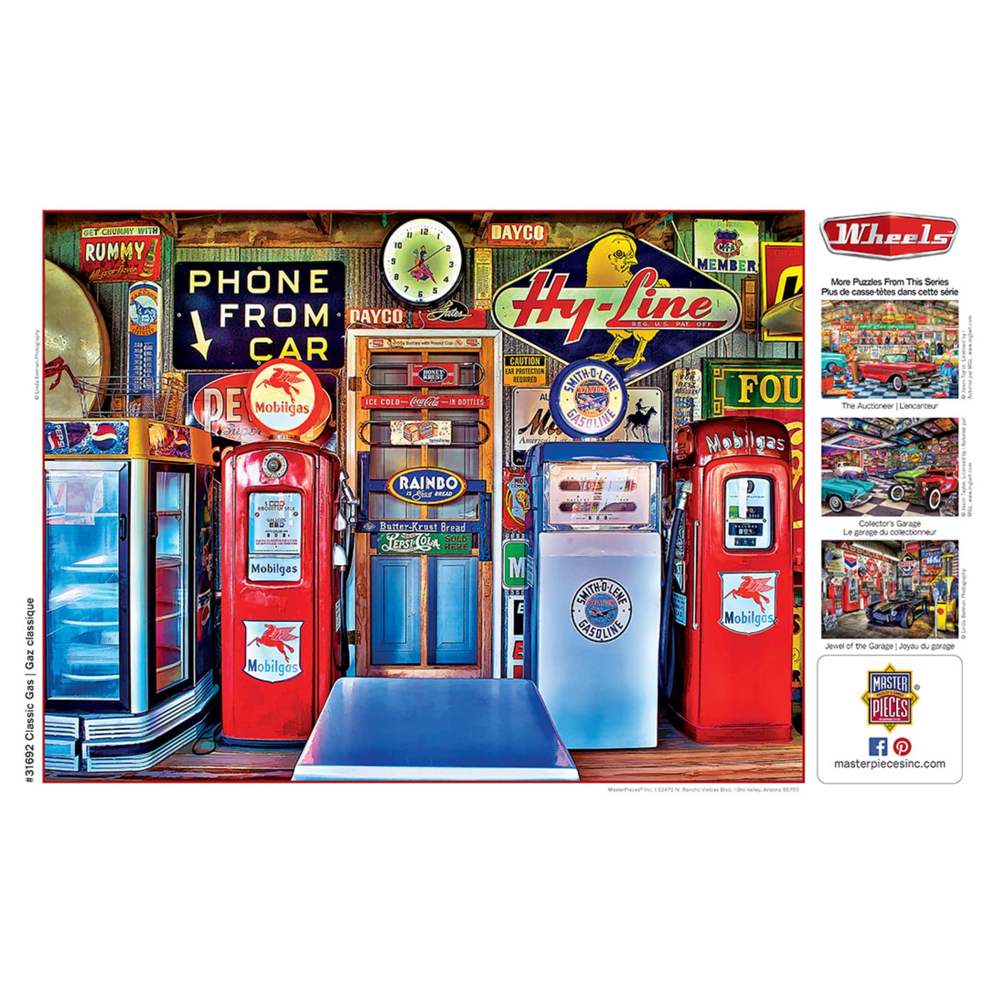 Masterpieces 750 Piece Jigsaw Puzzle For Adults And Family - Classic Gas - 18''X24''
