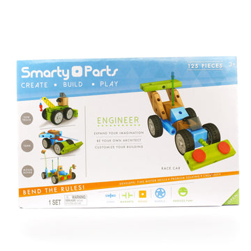 Blip Toys BLIP Smarty Parts Engineer Set - Medium Rubber Construction Toy, Model 39329