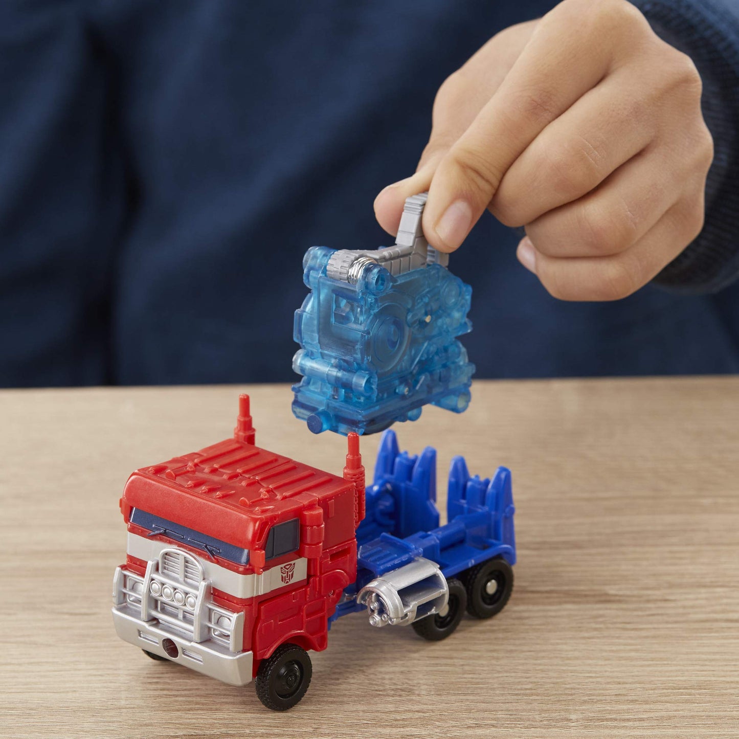Transformers Bumblebee Optimus Prime Action Figure - 5 Inch Red Plastic Model E1849