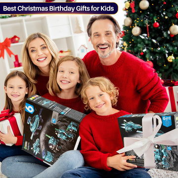 COBFDHA 6-in-1 Solar Robot STEM Toys for Kids Ages 8-13, Light Blue Educational Science Kits, Perfect Christmas & Birthday Gifts