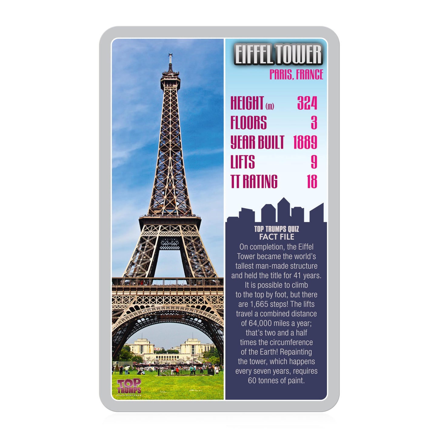 Top Trumps Skyscrapers Card Game - Multi Color, One Size - Fun Family Strategy Game for All Ages