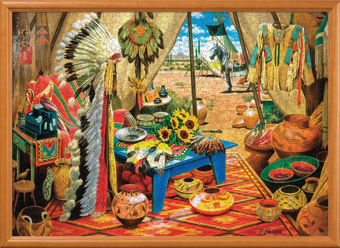 Trading Post 1000 Piece Jigsaw Puzzle
