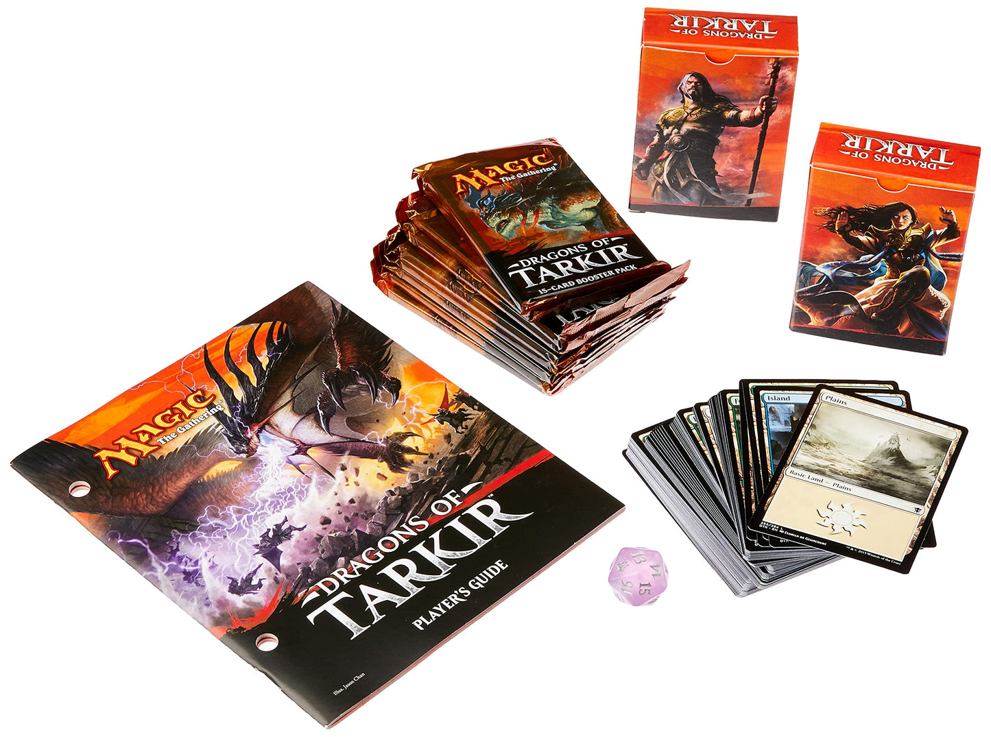 Magic: The Gathering: Dragons Of Tarkir Fat Pack (Factory Sealed Includes 9 Booster Packs & More)