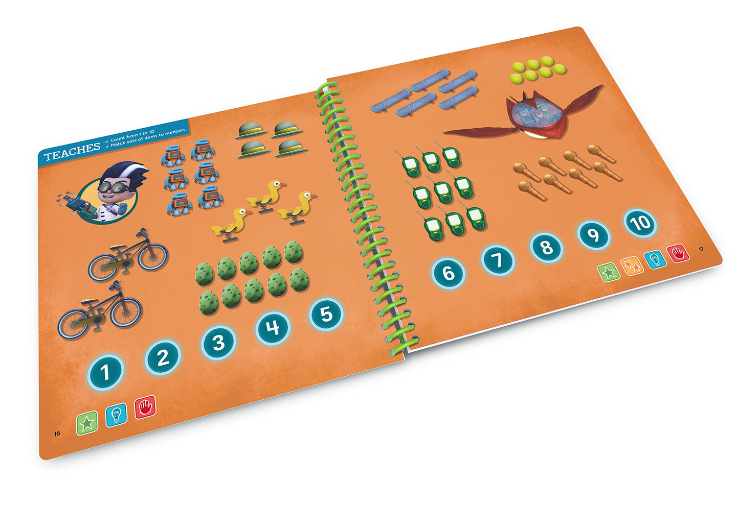 Leapfrog Leapstart 3D Moonlight Hero Math With Pj Masks Book, Level 2