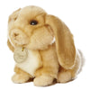 Aurora Realistic Miyoni Lop Eared Rabbit Stuffed Animal - Lifelike Detail - Cherished Companionship - Brown 8 Inches