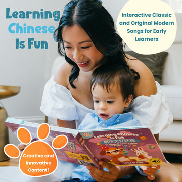 Go Go Learning Chinese Is Fun Vol. 2: Bilingual Chinese English Books For Kids With 8 Songs, Chinese New Year Gifts, Learn Chine