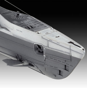 Revell RV05167 Kit 1:144-German Submarine Type IX C/40 (U190), Unpainted