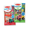Melissa & Doug Created by Me! Paint & Decorate Your Own Wooden Vehicles Craft Kit For Kids 2 Pack - Monster Truck, Train