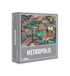 Cloudberries Metropolis, Mega Detailed 2000 Piece Jigsaw Puzzles for Adults with Cool 3D City Map and Architecture Theme