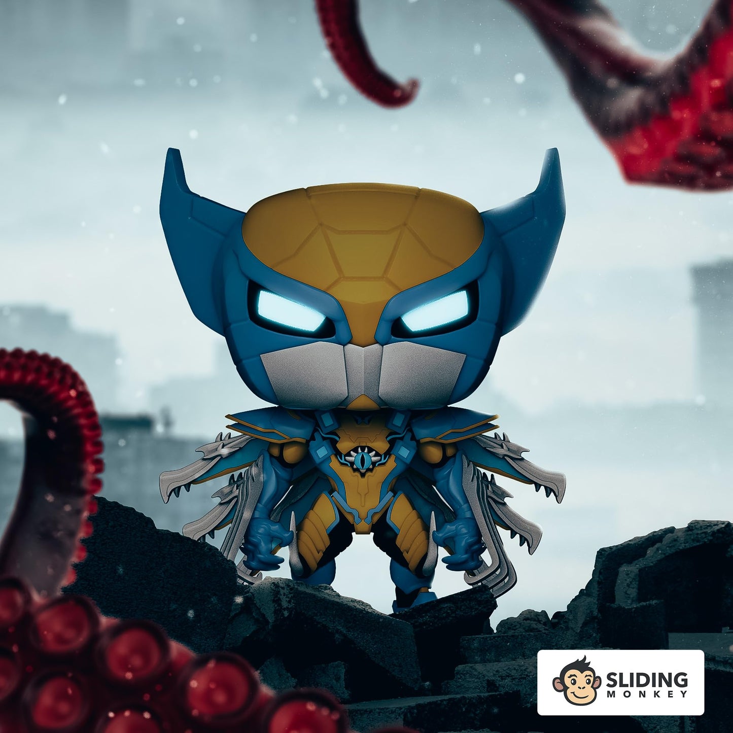 Wolverine Special Edition Funko POP! Marvel MECH Strike Monster Hunters Wolverine #996 limited availability