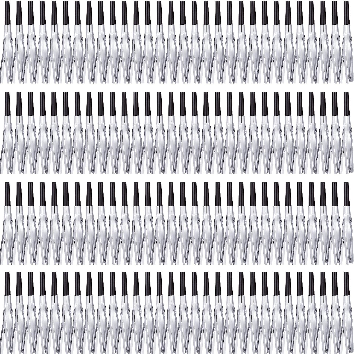 Lcpqmzgh 120 Pcs Gold Noise Makers, Metallic Fringed Noise Makers For New Year Party Favor Supplies (Silver)