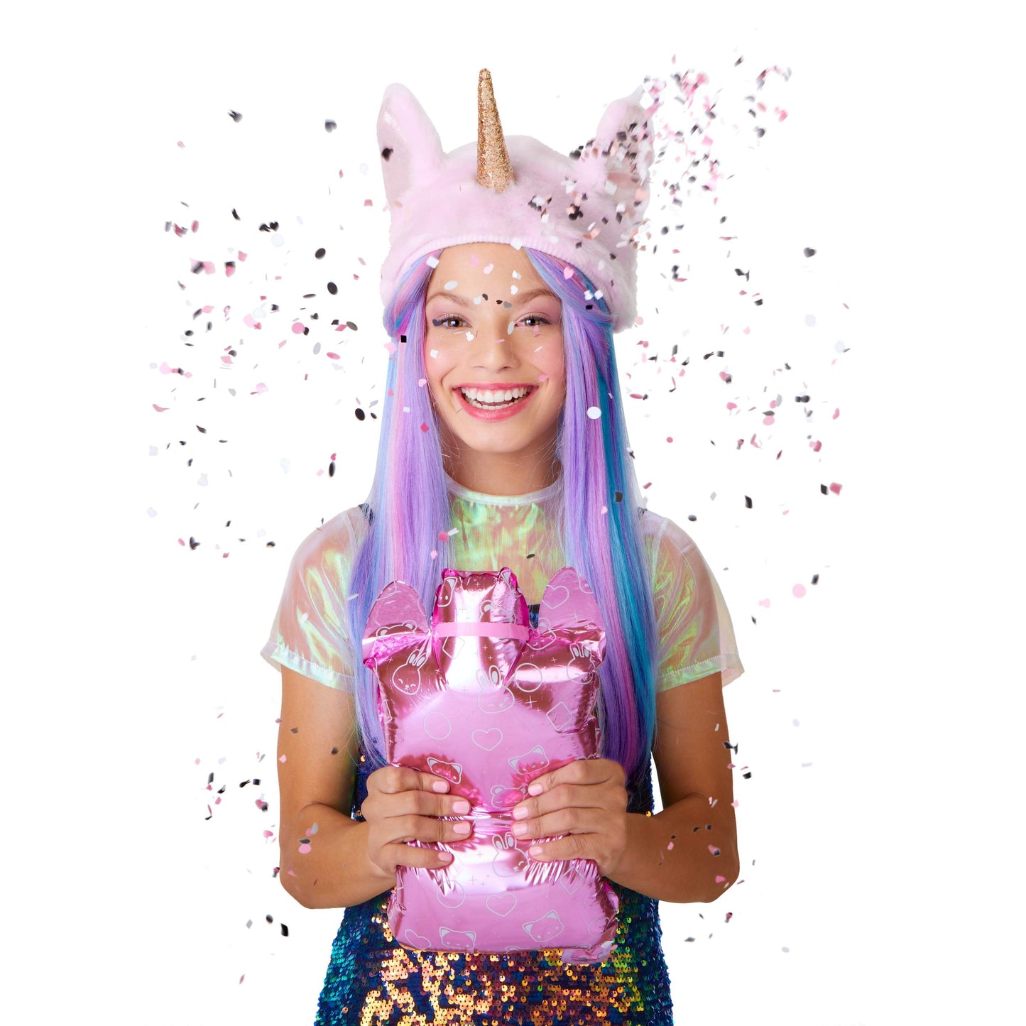 Mga Entertainment Na! Na! Na! Surprise 2-In-1 Fashion Doll And Plush Purse Series 3 – Sasha Scratch