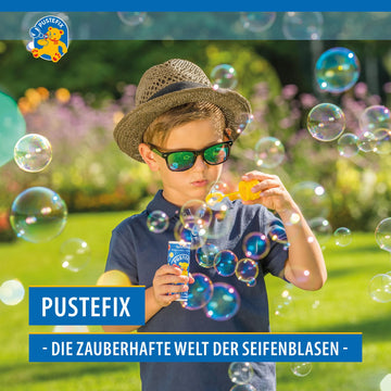 Pustefix Bubbles with Wand - Blue, Made of Acrylonitrile Butadiene Styrene, Model 420869310
