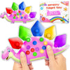 Pink Dinosaur Color Sorting Sensory Toy Gift For Toddler Girl Activities Fine Motor Matching Game Quiet Travel Essential Toy Mon