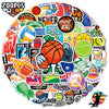 Wakemoodei 200 Pcs Sports Stickers For Water Bottles, Waterproof Mixed Balls Stickers For Kids Boys Basketball Baseball Soccer V