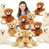 Maogolan 12 Pack Teddy Bears In Bulk, 14Inch Small Stuffed Animals Teddy Bears For Baby Shower Wholesale Plushies For Themed Bir