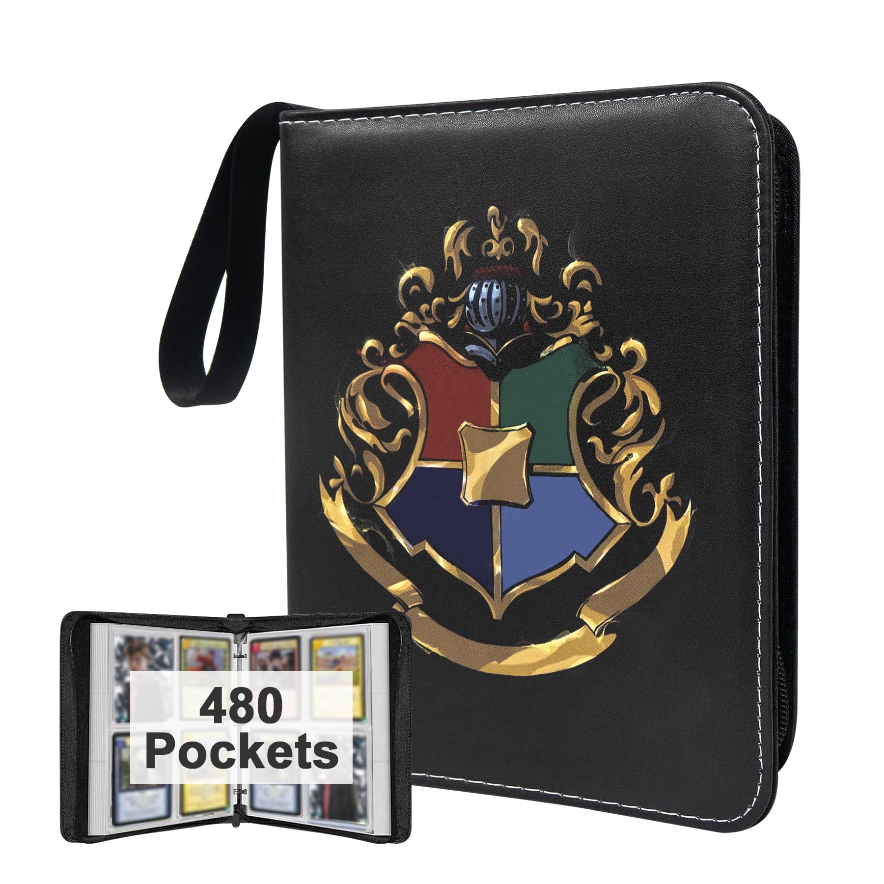 Anime Card Binder for Trading Cards 4 Pocket with 60 Sleeves up to 480 Toytooth Anime Card Binder for Trading Cards 4 Pocket with 60 Sleeves up to 480 Toytooth