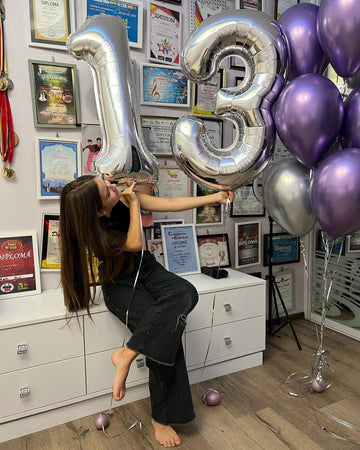 13 Balloon Number, Silver Number 13Th 31Th Birthday Balloons 40 Inch, 13 Or 31 Years Old Silver Birthday Decorations For Boys Gi