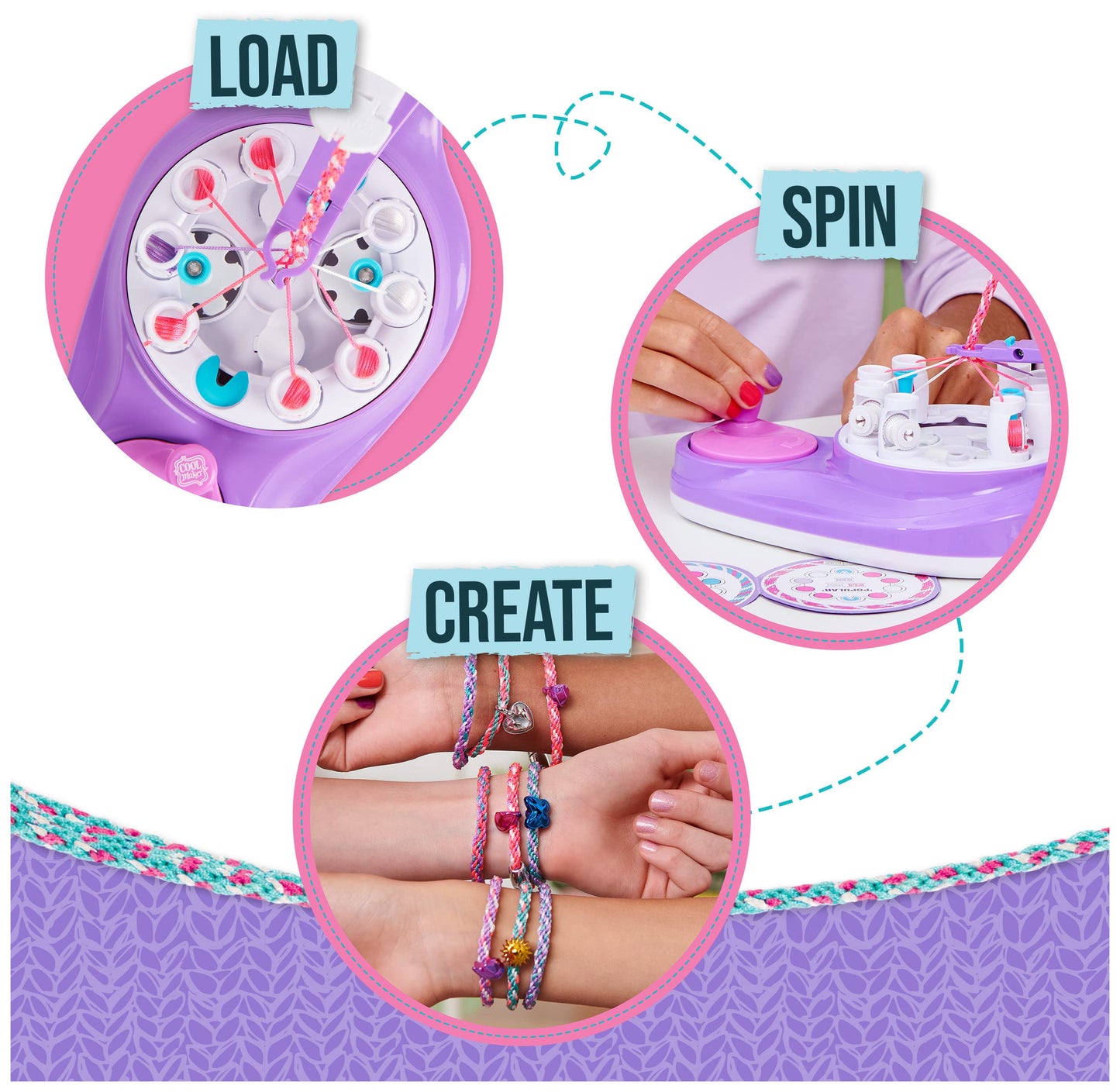 Cool Maker, Kumikreator Bead & Braider Friendship Necklace And Bracelet Making Kit, Arts & Crafts Kids Toys, For Kids Ages 8 And Up