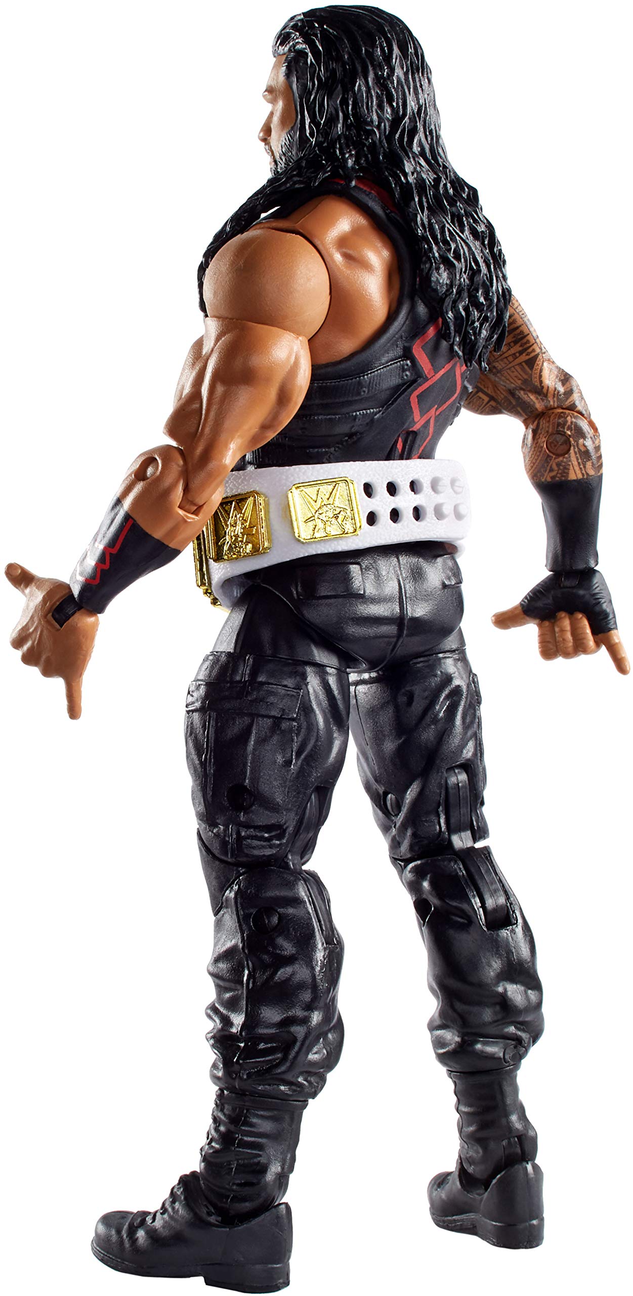 Wwe Mattel Roman Reigns Elite Collection Deluxe Action Figure With Realistic Facial Detailing, Iconic Ring Gear & Accessories