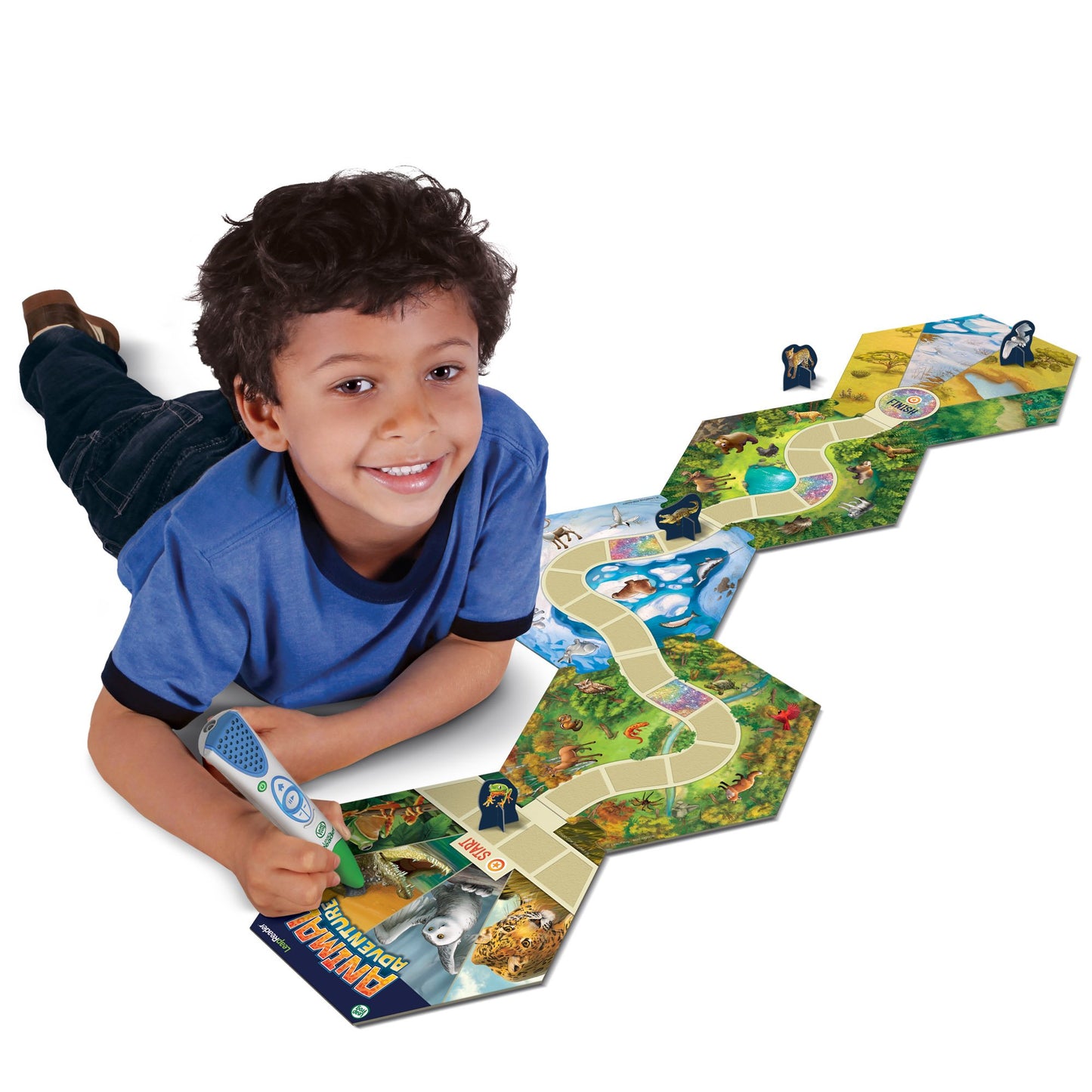 Leapfrog Leapreader Animal Adventure Interactive Board Game