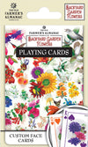 MasterPieces Officially Licensed Farmers Almanac Flowers Playing Cards - 54 Card Deck for Adults