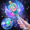 Skirfy Princess Toys For Girls, Magic Wand For Kids, Fairy Wand Girls Toys With Spinning Led Light And Magic Sound, Cool For Gir