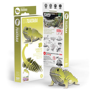 Eugy Tuatara 3D Puzzle, 24 Piece Eco-Friendly Educational Toy Puzzles For Boys, Girls & Kids Ages 6+