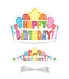 Carson Dellosa 30-Piece Birthday Crown Set, Colorful Party Hats for School and Kids Parties, Gift Bags, Elementary and Kindergar