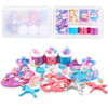 Sensationally OT Unicorn Sensory Dough Kit (3 Jars) Non-Toxic Dough with Unicorn Cutters, Charms, Rainbow, Pom Poms, Diamonds, G