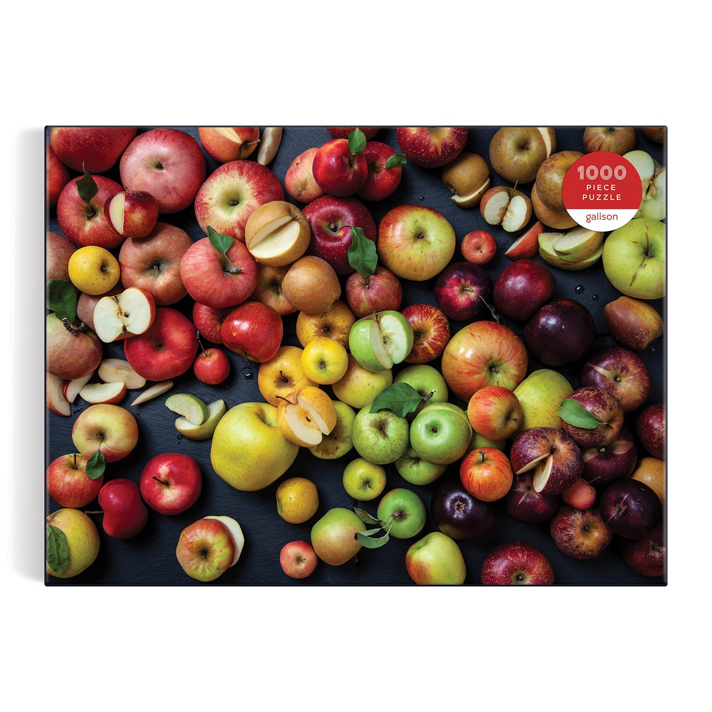 Galison Heirloom Apples 1000 Piece Puzzle From Galison - 27'' X 20'' Puzzle, Beautiful Art By Julie Seabrook Ream, Thick And Stu